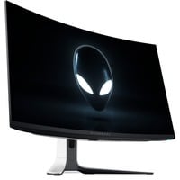 Alienware AW3225QF 32" 4K Ultra HD curved gaming monitor Wit/zwart, 1x DisplayPort, 2x HDMI, 1x USB-C, 3x USB-A, 240 Hz