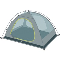 Jack Wolfskin REAL DOME LITE II tent Zilver