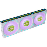 Lian Li UNI FAN SL-INF LCD FLEX 120 Wireless RGB case fans Wit, 3 stuks, 120 x 124 x 28 mm, PWM