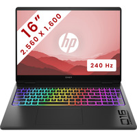 HP OMEN MAX 16 (ah0013nb) 16"  gaming laptop Zwart | Core Ultra 7 255HX | RTX 5080 | 24 GB | 1 TB SSD | 240 Hz