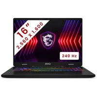 MSI Crosshair 16 HX AI (D2XWGKG-007BE) 16" gaming laptop Grijs | Core Ultra 7 255HX | RTX 5070 | 16 GB | 1 TB SSD | 240 Hz