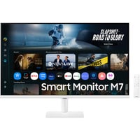 Samsung Smart Monitor M7 M70F 32" 4K UHD  Wit, 2x HDMI, USB-A, Wi-Fi 5, Bluetooth
