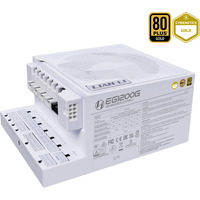 Lian Li EDGE GOLD modulaire 1200 watt voeding  Wit, 1x 12V-2x6, 4x PCIe, 4x USB-header hub