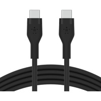 Belkin BoostCharge Flex USB-C/USB-C-kabel Zwart, 1 meter