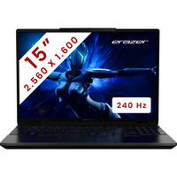 Erazer Major 15 X1 (MD62708) 15.3"  gaming laptop Zwart | Core i7-14700HX | RTX 4070 | 16 GB | 1 TB SSD | 240 Hz