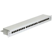 DeLOCK DeLOCK 19" Patchpanel 24Port Cat.6 gy patchpaneel Grijs