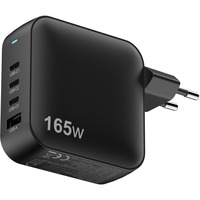 Sitecom 165W GaN Power Delivery wandoplader Zwart