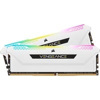 Corsair Vengeance RGB PRO SL 32 GB DDR4-3200 (2x 16 GB) werkgeheugen Wit, CMH32GX4M2E3200C16W, XMP 2.0