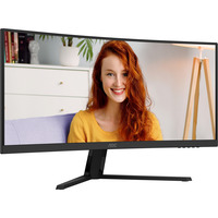 AOC CU34B3E 34" Curved UltraWide monitor Zwart, 1x DisplayPort, 1x HDMI, 120 Hz