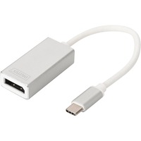 Digitus USB-C naar DisplayPort adapter Wit/zilver