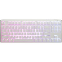 Ducky One 3 RGB TKL White, gaming toetsenbord Wit/zilver, BE Lay-out, Cherry MX RGB Blue, RGB leds, TKL, ABS