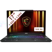 MSI Cyborg 17 (B2RWFKG-026BE) 17.3" gaming laptop Zwart | Core 7 240H | RTX 5060 | 16 GB | 512 GB SSD | 144 Hz