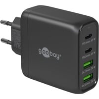 goobay 68W GaN USB-C PD Multiport Quick Charger Zwart