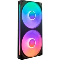NZXT F240 RGB CORE case fans Zwart, 2 stuks, 240 x 120 x 26 mm