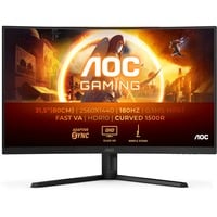 AOC CQ32G4VE 31.5" curved gaming monitor Zwart, 2x HDMI, DisplayPort, 180 Hz
