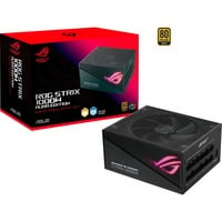 ASUS ROG STRIX 1000W Gold Aura Edition voeding  Zwart, 5x PCIe, Kabelmanagement