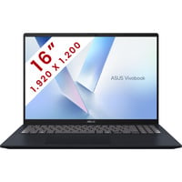ASUS Vivobook 16 (M1607GA-MB084W) 16"  Copilot+ laptop Donkerblauw | Ryzen AI 7 445 | Radeon Graphics | 32 GB | 512 GB SSD