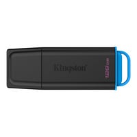 Kingston DataTraveler Exodia 128 GB usb-stick Zwart/blauw, USB-A 3.2 Gen 1 (5 Gbit/s)