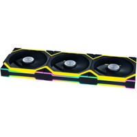 Lian Li UNI FAN SL120 Wireless Reverse Blade RGB case fans Zwart, 3 stuks, 120 x 124.5 x 28 mm, PWM
