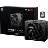 be quiet! Straight Power 12 Platinum modulaire 850 watt voeding  Zwart, 1x 12V-2x6, 4x PCIe