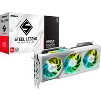 ASRock Radeon RX 9070 Steel Legend 16GB grafische kaart Zwart, 3x DisplayPort, 1x HDMI