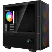 DeepCool CH560 DIGITAL midi tower behuizing Zwart | 1x USB-A | 1x USB-C | RGB | Tempered Glass