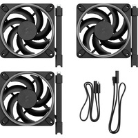 Fractal Design Momentum 12 RGB 3-pack Black case fan Zwart, 4-pin PWM connector, ARGB Gen 2 (16 LEDs)