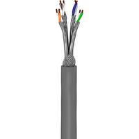 goobay Cat.6a netwerkkabel Grijs, 305 meter, S/FTP, RJ-45, Ruwe kabel