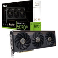 ASUS Asus16GB D7 RTX 5070 Ti PROART OC grafische kaart DLSS 4, 2x DisplayPort, 1x HDMI 2.1, 1x USB-C