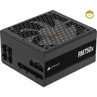 Corsair RM750x, 750 Watt voeding Zwart, 1x 12VHPWR, 3x PCIe, kabelmanagement