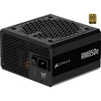 Corsair RM850e (2024), 850 Watt voeding  Zwart, 1x 12VHPWR, 2x PCIe, Kabel-Management