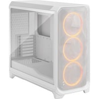 Fractal Design Meshify 3 XL RGB big tower behuizing Wit | 2x USB-A | 1x USB-C | RGB | Tempered Glass