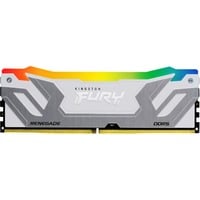 Kingston FURY 24 GB DDR5-8400 (1x 24 GB) werkgeheugen Zilver/wit, KF584CU40RWA-24, Renegade RGB, XMP 3.0