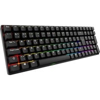 Sharkoon SKILLER SGK50 S2 PBT RGB mechanisch gaming toetsenbord Zwart, BE lay-out (AZERTY), Gateron G Pro 3.0 Yellow, 96%, Hot-swappable