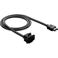 Fractal Design USB-C 10 Gbit/s Model E kabel Zwart, 1 meter