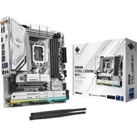 ASRock B860M Steel Legend WiFi socket 1851 moederbord Wit, RAID, 2.5 Gb-LAN, WLAN, BT Sound, µATX