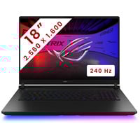 ASUS ROG Strix SCAR 18 (G835LX-SA012W) 18" gaming laptop Zwart | Core Ultra 9 275HX | RTX 5090 | 64 GB | 2 TB + 2 TB SSD | 240 Hz