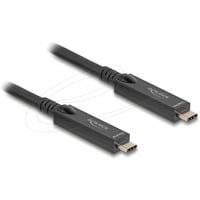 DeLOCK Actieve optische USB-C kabel Zwart, 5 meter, 8K