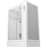 DeepCool CH170 PLUS WH midi tower behuizing Wit | 2x USB-A | 1x USB-C | Tempered Glass