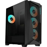 GIGABYTE C301 GLASS V2 midi tower behuizing Zwart | 2x USB-A | 1x USB-C | RGB | Tempered Glass