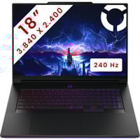 Lenovo Legion 9 18IAX10 (83EY0040MB) 18"  gaming laptop Zwart | Core Ultra 9 275HX | RTX 5090 | 64 GB | 2 TB SSD | 440 Hz