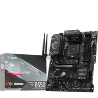 MSI B550 GAMING WIFI6E socket AM4 moederbord Zwart/zilver, RAID, Gb-LAN, Wi-Fi 6E, Sound, ATX
