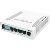 MikroTik RB260GS Smart Switch (CSS106-5G-1S) Wit, PoE, SFP
