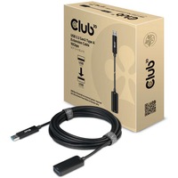 Club 3D USB-A 3.2 Gen 2 verlengkabel Zwart, 5 meter