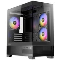 Antec CX500M RGB mini tower behuizing Zwart | 3x USB-A | Tempered Glass