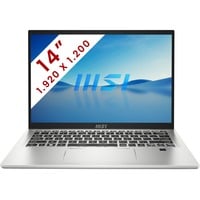 MSI Prestige 14 Evo (B13M-273BE) 14" laptop Zilver | Core i7-13700H | Iris Xe Graphics | 16 GB | 1 TB SSD