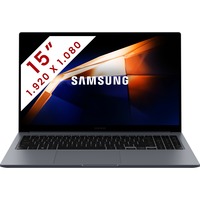 SAMSUNG Galaxy Book4 (NP750XGK-KG5BE) 15" laptop Grijs | Core 5 120U | Intel Graphics | 8 GB | 512 GB SSD