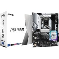 ASRock Z790 PRO RS socket 1700 moederbord Zilver/zwart, RAID, 2.5 Gb-LAN, Sound, ATX