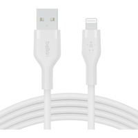 Belkin BoostCharge Flex USB-A > Lightning kabel Wit, 3 meter