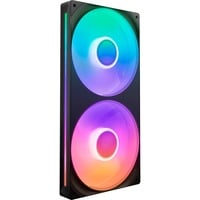 NZXT F280 RGB CORE case fans Zwart, 2 stuks, 280 x 140 x 26 mm